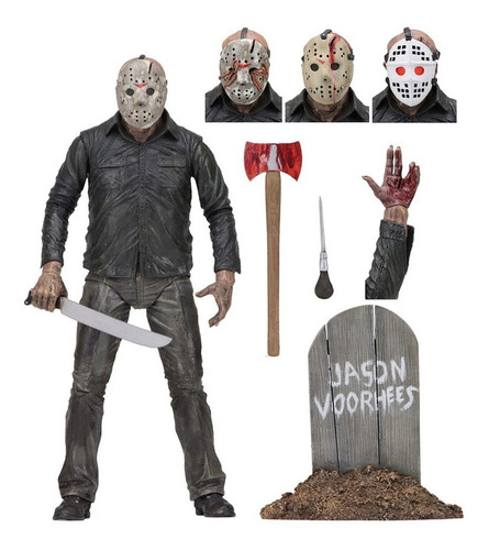 Viernes 13, Parte 5 Jason Voorhees Acción Figura Modelo