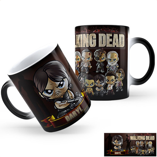 Taza Mágica The Walking Dead Daryl Calidad