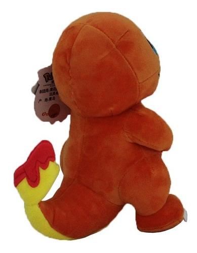 Imagem 3 de 7 de Pelúcia Pokemon Charmander Original Tomy Importada 21 Cm
