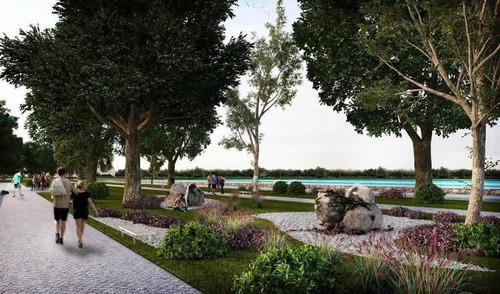 Imagen 1 de 4 de Terreno En Venta Frente A Lago En Privada En El Norte De Mér