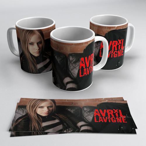 Taza Mágica 11 Oz / Avril Lavigne , M02 (1 Pz)