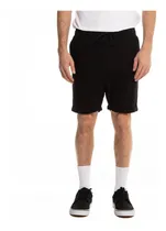 Comprar Bermuda Hombre Rusty Hooked On Elastic Negra - Tienda Rusty