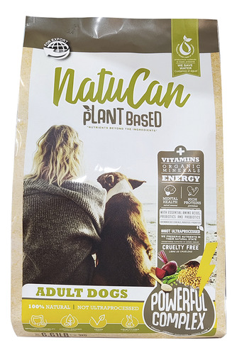 Natucan Alimento Vegano X 3kg Perros Adultos Hipoalergénico