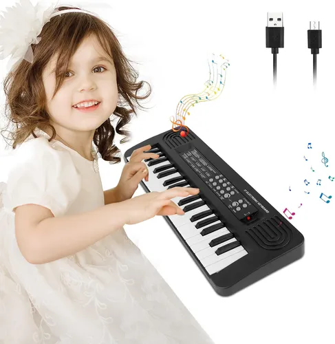 Piano De Juguete De 37 Teclas Para Ninos De 3 A 5 Anos.