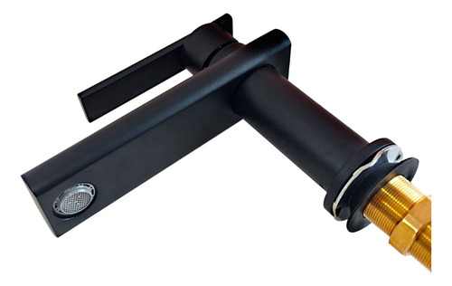 Monomando Para Lavabo Helvex Premier Ep-909-eb Ebano Color Negro