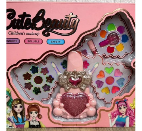 Set De Maquillaje De Juguete Para Niña 