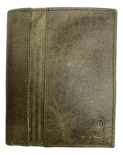 comprar Marshal Cartera Plegable De Cuero Genuino Con Bloqueo Rfid 2