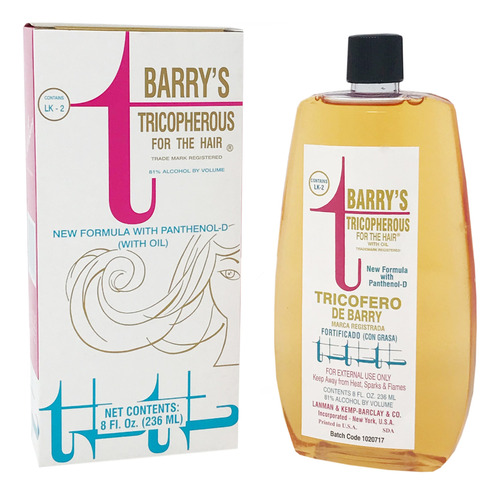 Barry's Tricopherous Nueva Formula Con Aceite/tricofero De B