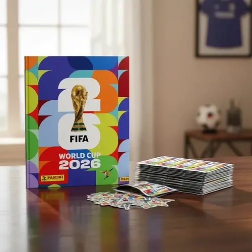 Kit Álbum Oficial Copa Do Mundo Futebol 2026 Capa Mole Brochura +...