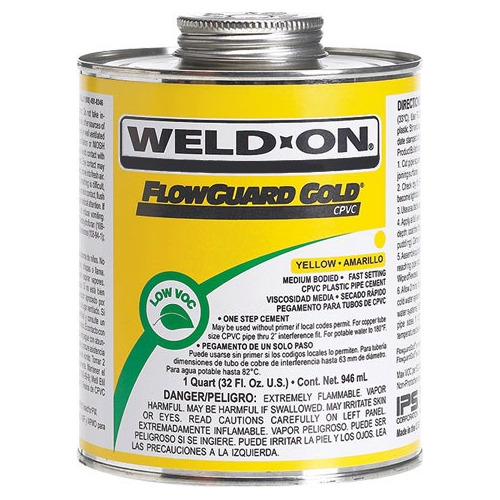 Pegamento Cpvc Weld-on Flowguard Gold , Secado Rapido 