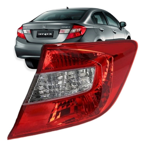 Imagen 1 de 8 de Faro Trasero Honda Civic 12/15 Exterior Simil Orig Derecho
