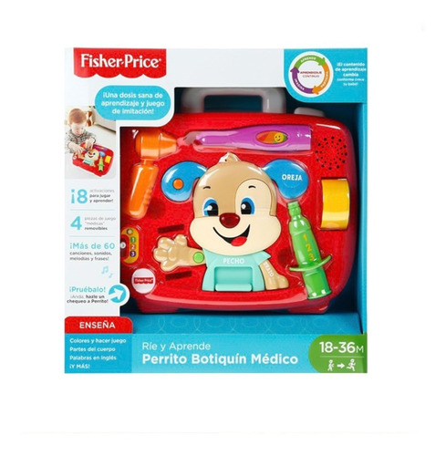 Botiquín Médico Fisher Price Perrito, Rie Y Aprende Fpr01