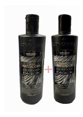 Shampoo Matizador  + Crema Matizador 500ml 