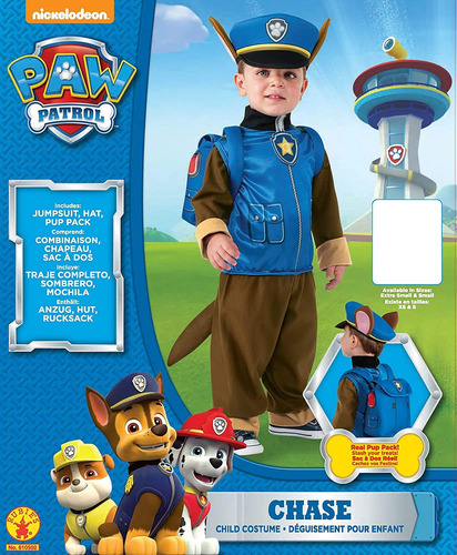 Disfraz De Niño De Chase De Paw Patrol