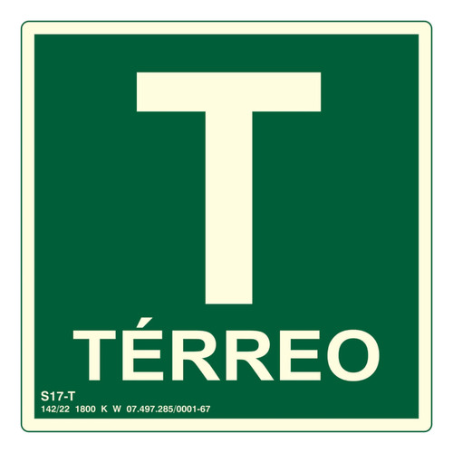 18 Placas Sinalização De Andar Para Prédio Andares 16x16 Cm