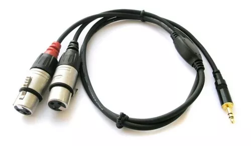 Cable Profesional XLR hembra - Plug Stereo Prodb 1mt