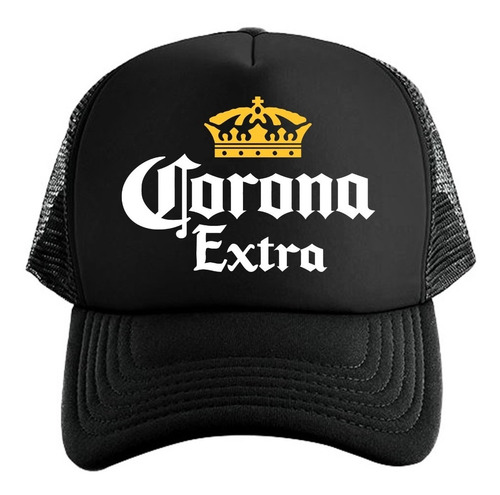 Gorra Unisex Black De Malla Cerveza Corona Extra