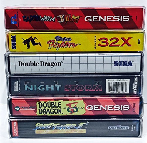 5 Sega Genesis / Master / 32x Protectores De Caja Cajestres 