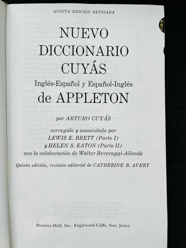 Nuevo Diccionario Cuyas De Appleton (Usado)