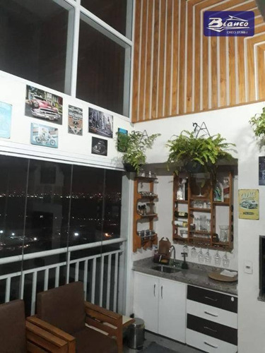 Cobertura Com 3 Dormitórios À Venda, 136 M² Por R$ 960.000,00 - Vila Augusta - Guarulhos/sp - Co0081