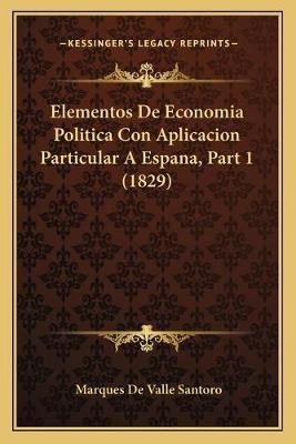 Libro Elementos De Economia Politica Con Aplicacion Parti...