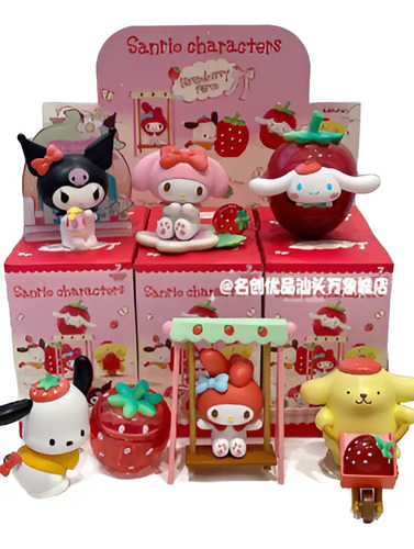 Mini Caja Sorpresa Figura Kuromi Sanrio Souvenir Kawaii X1