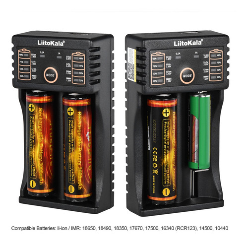 Carregador De Bateria Inteligente Liitokala Lii-202 Para