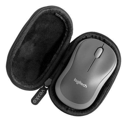 Estuche Rígido Vexko Logitech M185 Con M186 Y M187, Negro