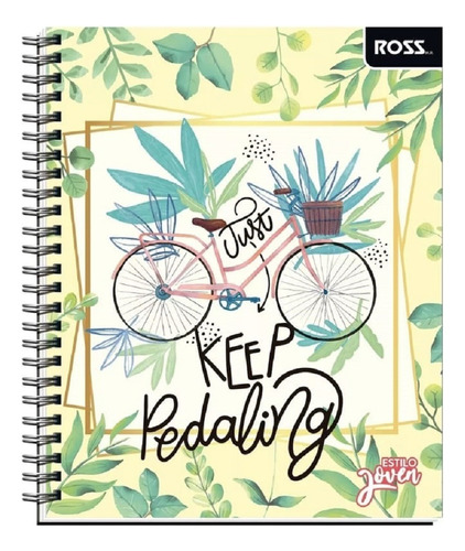 Cuaderno Universitario Ross Estilo Joven 100 Hojas