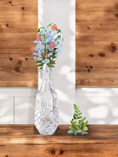 6pcs Florero De Vidrio Para La Decoración Moderna Del Hogar