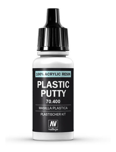 Vallejo 70400 Putty Masilla Plástica Acrílica 17ml La Plata 