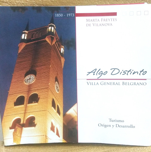 Libro Turismo: Villa General Belgrano