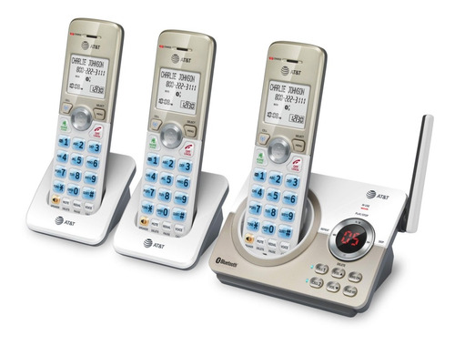 Teléfono Inalambrico At&t Set 3 Teléfonos Dect6.0 Oficina