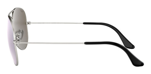 Lentes De Sol Aviator Grey Mirror Polarizados Ray-ban