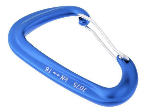 2xaluminio Alambre Puerta Hamaca Seguridad Carabiner D Tipo
