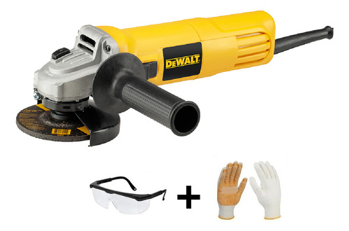 Amoladora Angular Dewalt 1200w 125mm Con Extr Polvo