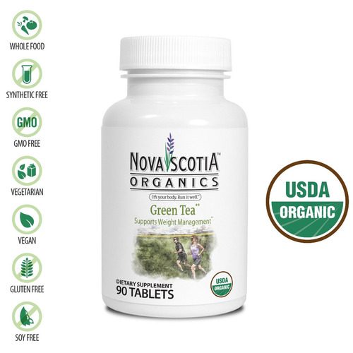 Nova Scotia Organics - Green Tea - 90 Tablets