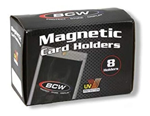 Caja De 8 Portatarjetas Magnéticas Bcw  360 Pt.