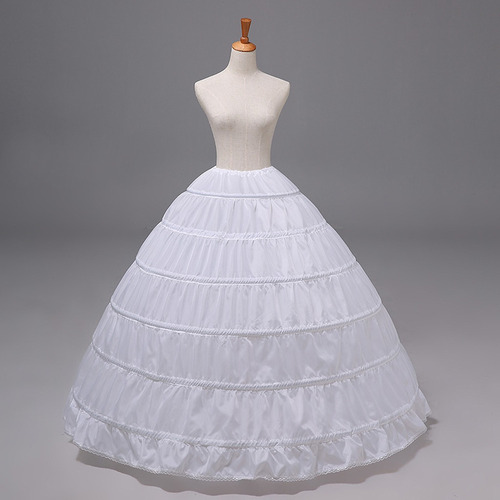 P De Crinolina Larga De La Boda De La Enagua Del Vestido