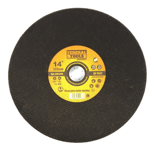 Disco De Corte Metal  Sensitiva 355 Mm Federal Tools