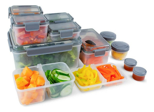 24pc Freshpod Set Apilables Cierre Lateral 8038