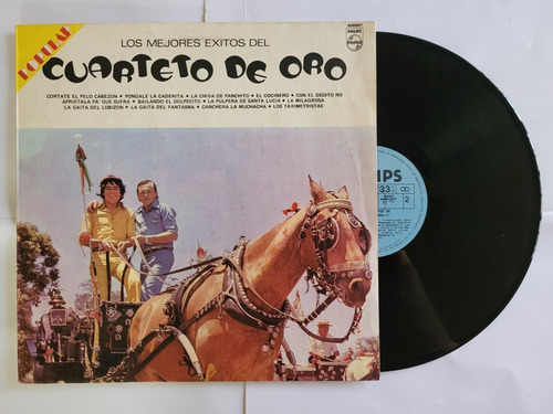 Cuarteto De Oro Mejores Exitos Cortate El Pelo Cabezon Lp