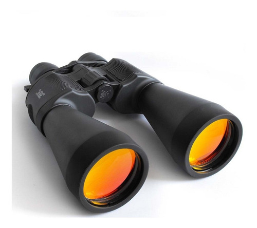 Binocular Wallis Con Zoom Tipo Porro Revestimiento Rubicon