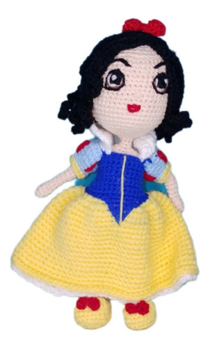 Blanca Nieves 30cm Tejida Muñeca Amigurumi