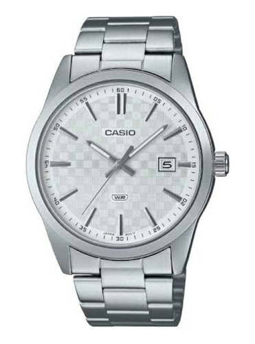 Reloj Casio Modelo Mtp-vd03 Metal Caratula Blanca