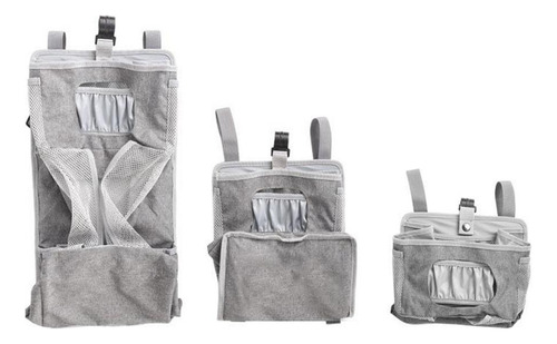 Cuna Portátil Para Bebé, Bolsa Colgante, Mesita De Gris
