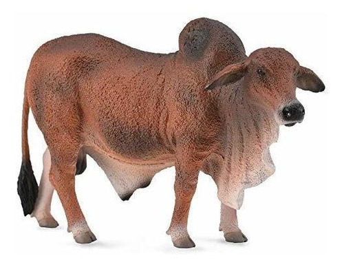 Collecta Red Brahman Bull, 5.1  L X 3.3  Tj3om