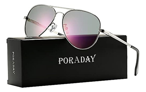 Gafas De Sol De Aviador Polarizadas Para Hombres, Mujeres, M