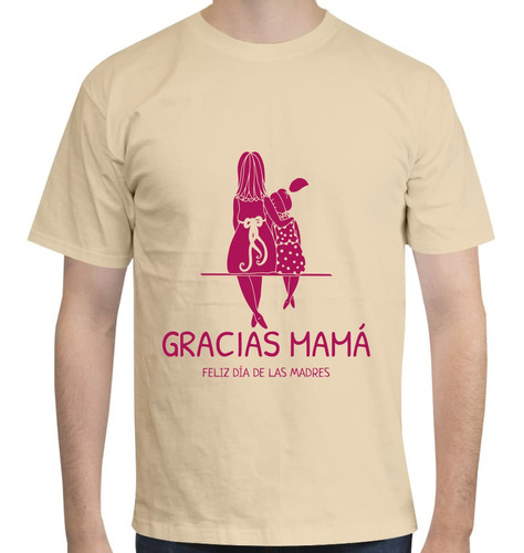 Playera Gracias Mamá Unisex - Día De La Madre