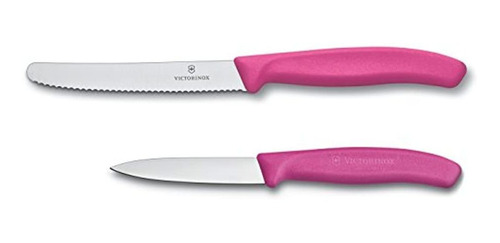 Victorinox Swiss 2 piezas Acero Inoxidable Con Asas Rosa